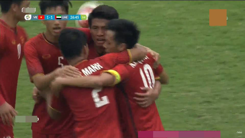 
Tuyển Việt Nam nhanh chóng san bằng tỉ số sau bàn thua ở những phút đầu.