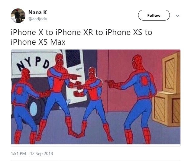 
iPhone X "tay bắt mặt mừng" với iPhone Xs, iPhone Xs Max và iPhone Xr vì cả 4 quá giống nhau về "ngoại hình".