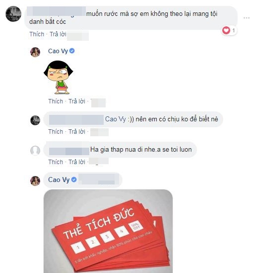 MC Cao Vy mở lại facebook, thẳng thắn đáp trả những lời xỉa xói bằng thái độ 