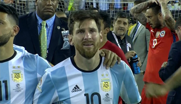 
Hình ảnh từng khiến cho NHM vô cùng xót xa của Messi.