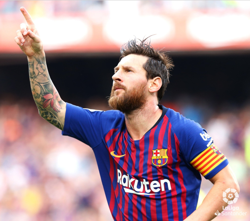 
Messi là người ghi bàn san bằng tỷ số cho Barca.