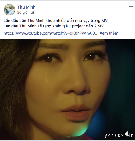 Thu Minh mắt ướt lệ nhòa trong teaser MV mới khiến mọi người không khỏi xót xa
