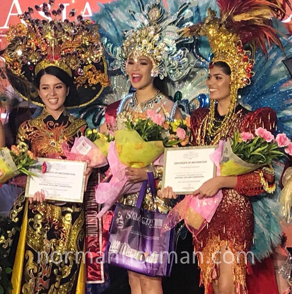 Thúy Vi xuất sắc đạt Á quân trong phần thi trang phục truyền thống tại Miss Asia Pacific Internation