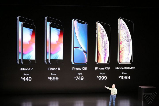 
Giá iPhone 7 và iPhone 8 sau giảm giá lần lượt là 449 USD và 599 USD.