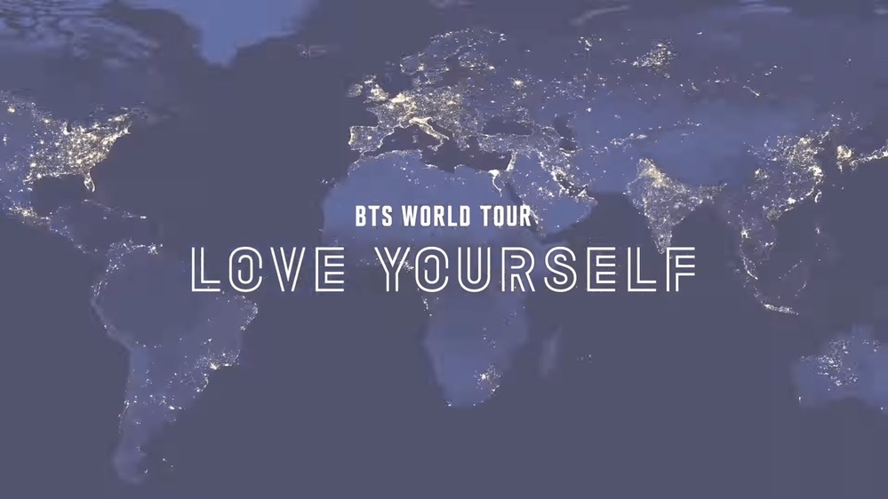 
BTS đang thực hiện tour diễn vòng quanh thế giới