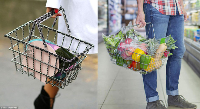 
Chanel lăng xê túi xách lấy cảm hứng từ giỏ đựng đồ trong siêu thị với mức giá 12.500 USD (khoảng 280 triệu đồng). 