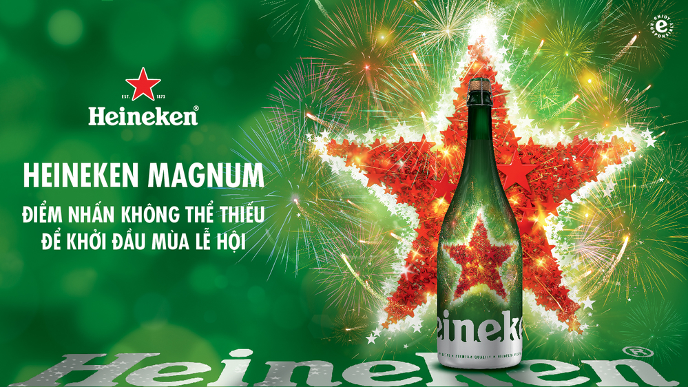 Heineken Magnum – điểm nhấn không thể thiếu để khởi đầu mùa lễ hội