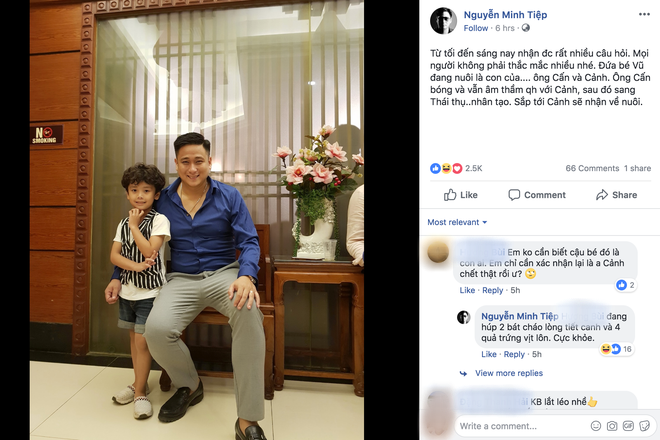 Nam diễn viên Quỳnh Búp Bê tiết lộ bé trai Vũ nhận nuôi không phải đứa con thất lạc của Quỳnh