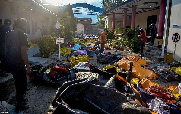 
Nhà chức trách Indonesia đã tiến hành đào một ngôi mộ tập thể cho hơn 300 nạn nhân thiệt mạng trong trận động đất và sóng thần