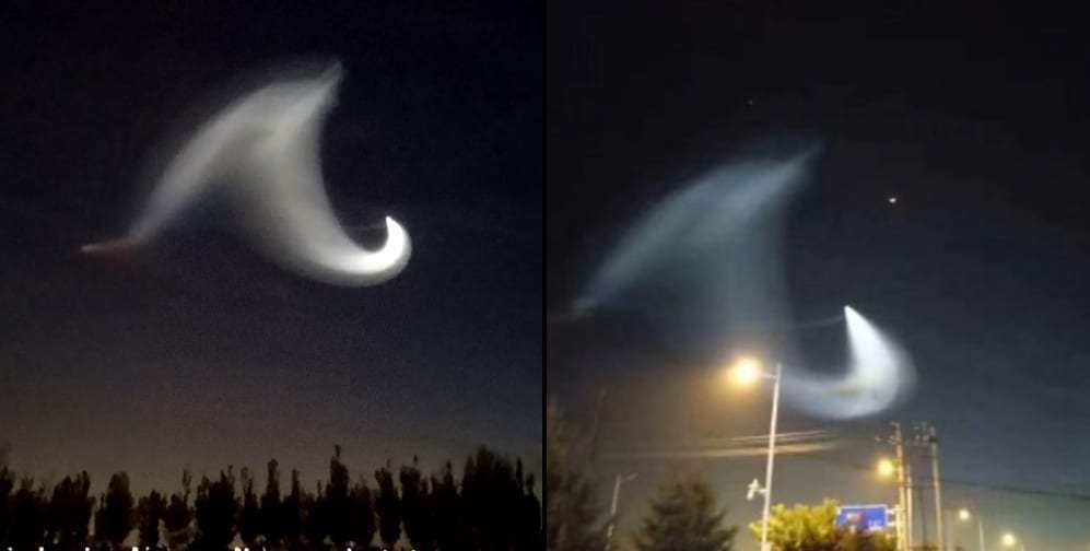 Phát hiện vật thể lạ trông như UFO xuất hiện trên bầu trời gây nháo nhào cộng đồng mạng