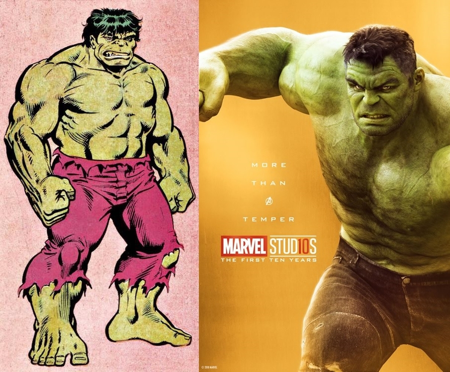 
Vai diễn The Hulk xuất hiện trong hầu hết các phim Marvel và do Mark Ruffalo thủ vai. Nhân vật này đã từng có một bộ phim riêng nhưng rất tiếc lại là một cú bom xịt, cho tới hiện tại vẫn chưa có dự án phim riêng nào được lên kế hoạch cho nhân vật này. 