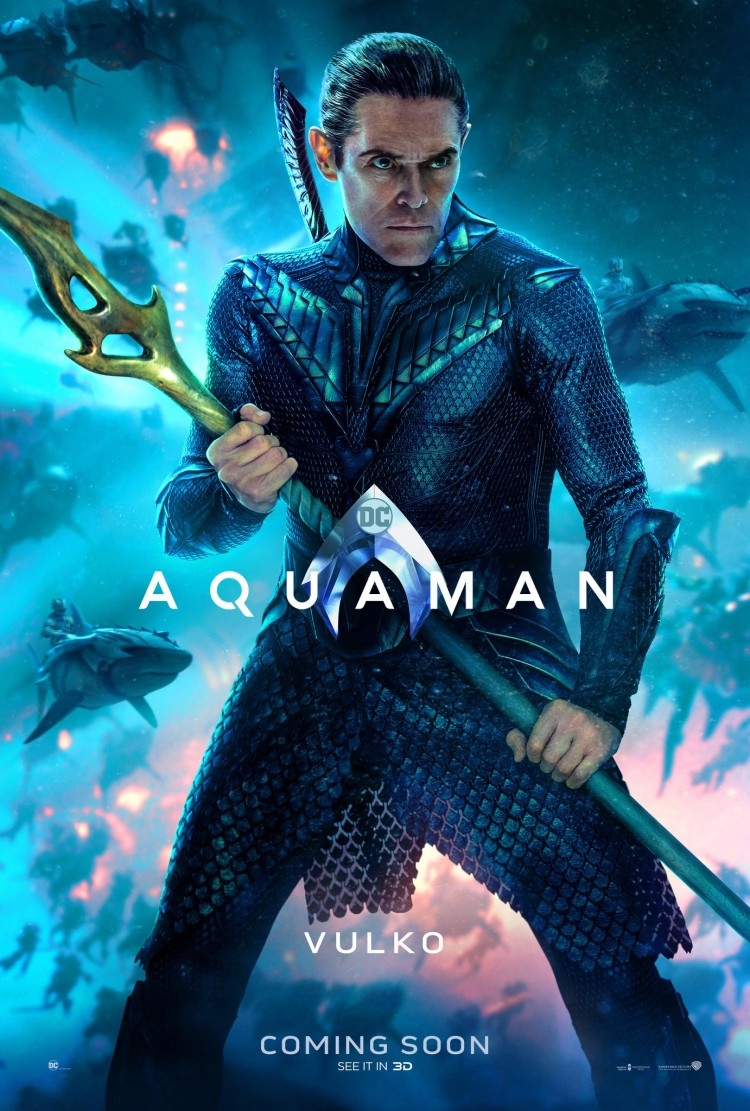 
Nuidis Vulko (Willem Dafoe đóng) - cố vấn hoàng gia của vương quốc Atlantis. Willem Dafoe là nam diễn viên chuyên đóng những vai phản diện xảo quyệt và tàn ác. Tuy nhiên, đến với Vũ trụ DC ông sẽ tham gia vào một vai diễn mang tính biểu tượng trong Aquaman. Thiết kế trang phục của bộ phim nói rằng trang phục của Vulko và Aquaman sẽ làm nổi bật lên sự khác biết giữa hai thế hệ. Bộ đồ của Aquaman sẽ sáng bóng và mạ vàng. Còn của Vulko thì được trang trí bằng viền bạc phức tạp và bị phai màu bởi thời gian.