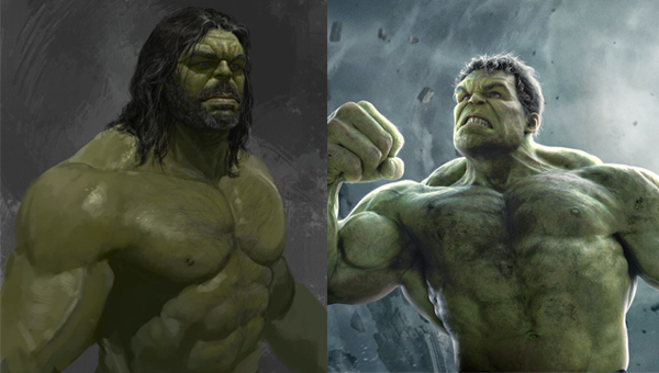 
Khoảng thời gian chàng khổng lồ xanh bỏ lại những người đồng đội Trái Đất và trở thành đấu sĩ ở hành tinh Sakaar trong Thor: Ragnarok, các họa sĩ đã có một vài ý tưởng hay ho để thay đổi kiểu tóc cho Hulk, khiến anh trông già dặn và hợp với bối cảnh của bộ phim hơn. Tuy nhiên cuối cùng thì mọi thứ đã không diễn ra như ý muốn.