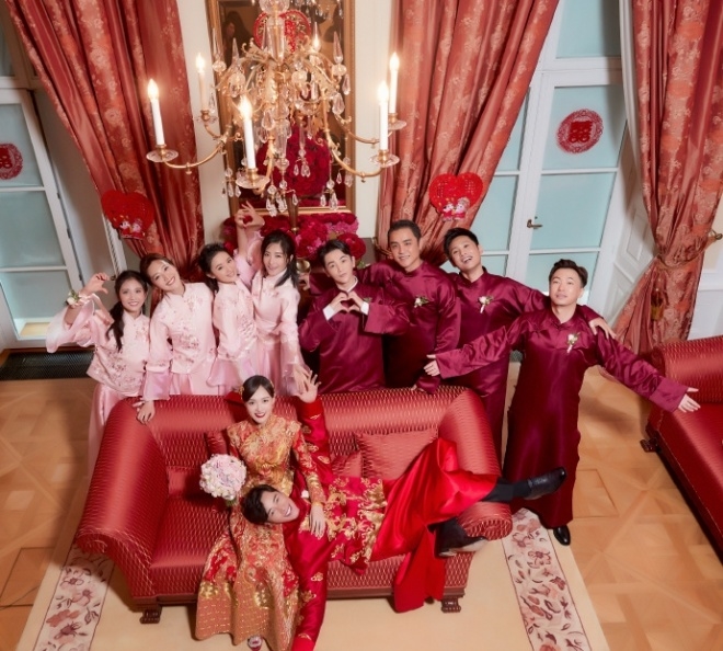 Loạt ảnh cực hiếm trong đám cưới Đường Yên - La Tấn chính thức được hé lộ
