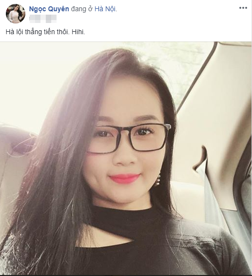 
Bạn gái của “Vua dội bom” V.league 2018 Nguyễn Tiến Linh là Ngọc Quyên - Ảnh: Chụp màn hình