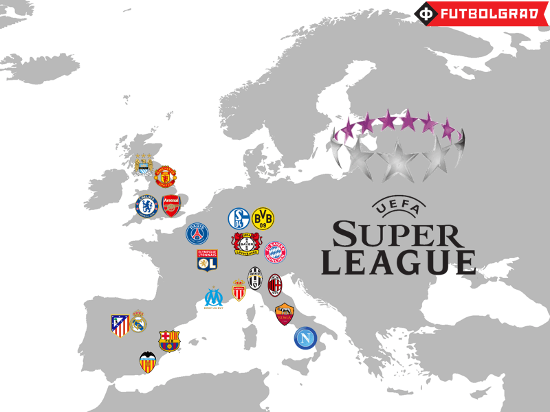 
Super League sắp được các đội bóng đại gia châu Âu cho ra đời.