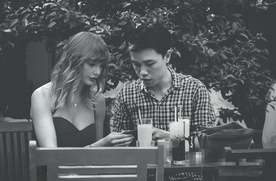Thánh ghép ảnh xuất hiện: Click chuột là có thể uống cafe với Taylor Swift, cưới được Song Hye Kyo