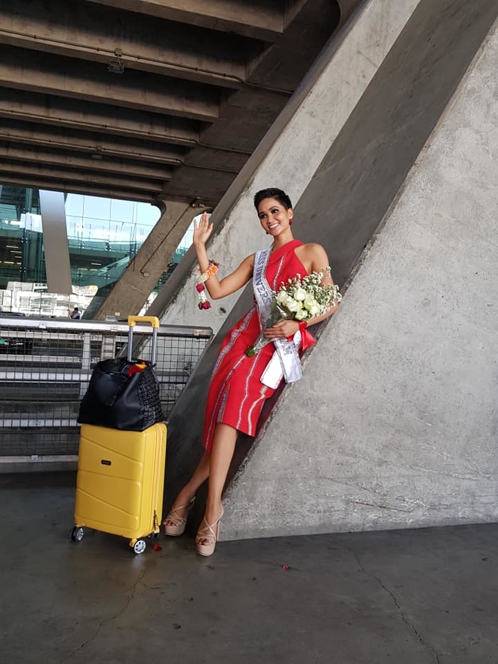 Hình ảnh đầu tiên của Hoa hậu H'Hen Niê khi vừa đến Thái Lan tham dự Miss Universe 2018 - Tin sao Viet - Tin tuc sao Viet - Scandal sao Viet - Tin tuc cua Sao - Tin cua Sao