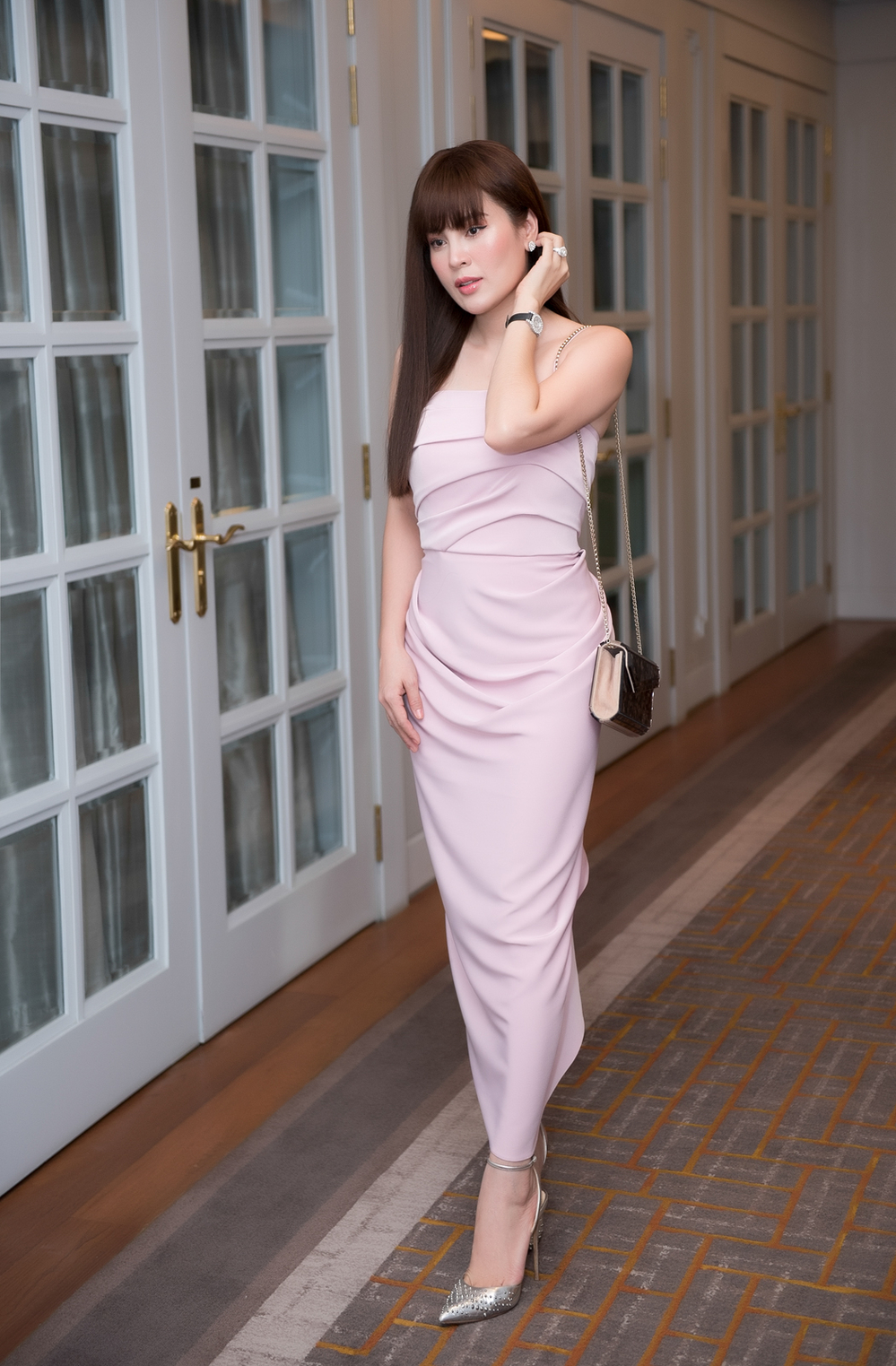 Hoa hậu Phương Lê và dàn mỹ nhân Việt đồng loạt diện sắc hồng dự sinh nhật Giáng My