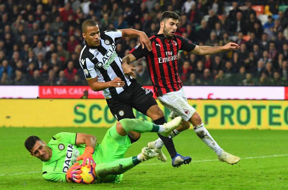 
Trận thắng sát nút trước Udinese cũng là trận đầu tiên của mùa giải năm nay AC Milan không bị thủng lưới.