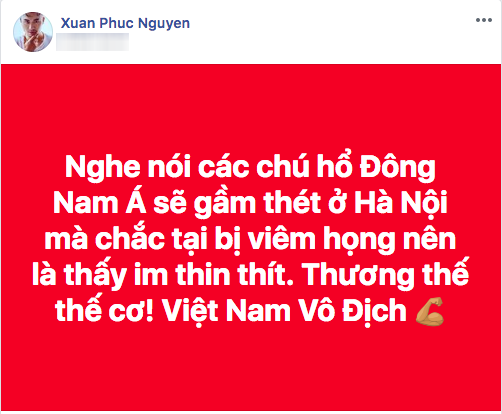 Sao Việt hào hứng tột độ trước chiến thắng của Việt Nam với Malaysia, chú ý nhất là Hương Tràm - Tin sao Viet - Tin tuc sao Viet - Scandal sao Viet - Tin tuc cua Sao - Tin cua Sao