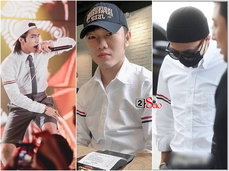 
Xuân Trường "đụng hàng" với Sơn Tùng M-TP và G-Dragon ở mẫu áo sơ mi trắng đặc biệt của hãng Thom Browne. (Ảnh: 2Sao)