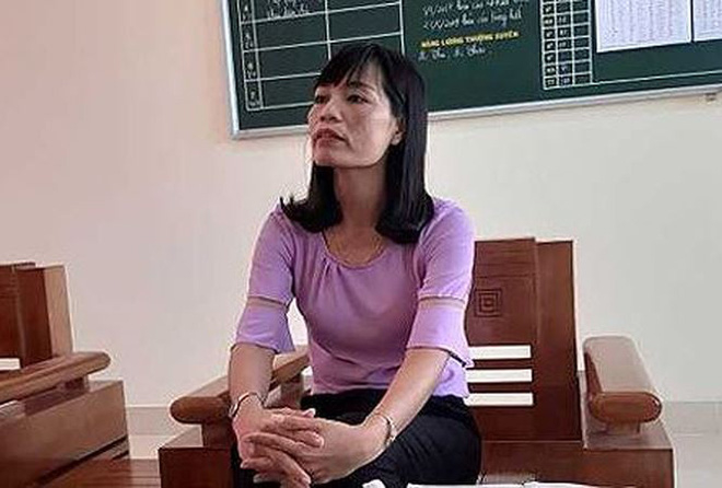 
Bà Phạm Thị Lệ Anh, hiệu trưởng Trường THCS Duy Ninh - Ảnh: Internet