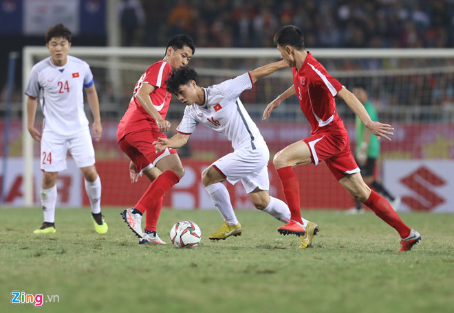
ĐT Việt Nam giao hữu với ĐT Triều Tiên chuẩn bị trước thềm Asian Cup 2019.