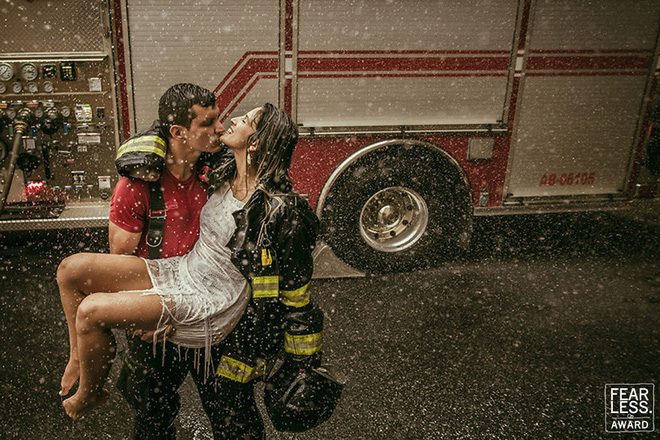 
Niềm hạnh phúc khi đến với một chàng lính cứu hỏa