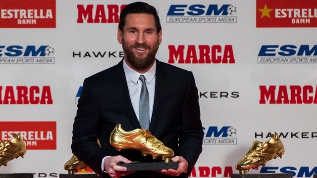 
Messi nhận chiếc giày vàng thứ 5 trong sự nghiệp.