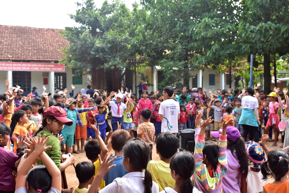 
Mô hình cuộc thi "Rung chuông vàng" và "Ngày hội thiếu nhi" thu hút được trên 300 trẻ em trong địa bàn và các vùng lân cận tham gia.