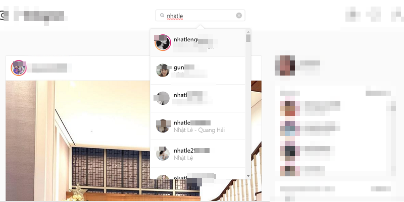 
Không thể tìm thấy trang cá nhân của Nhật Lê trên mạng xã hội Instagram - Ảnh: Chụp màn hình