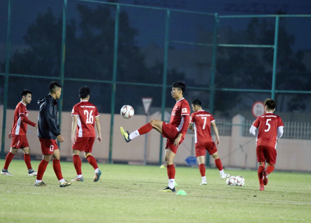 
ĐT Việt Nam đang tích tập luyện để chuẩn bị cho Asian Cup 2019.