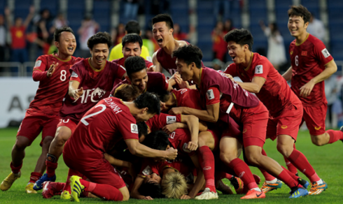 
ĐT Việt Nam có tinh thần chiến đấu tuyệt vời ở Asian Cup 2019 - Ảnh: Getty Images
