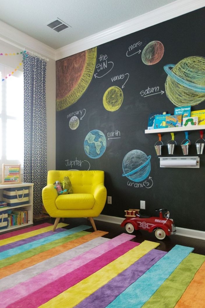 
Trang trí phòng với phong cách không gian giúp nâng cao sự sáng tạo cho bé