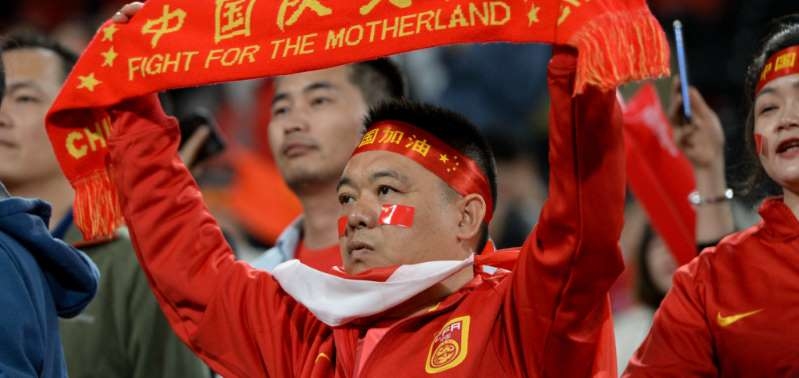 
Cổ động viên Trung Quốc thất vọng với đội nhà
