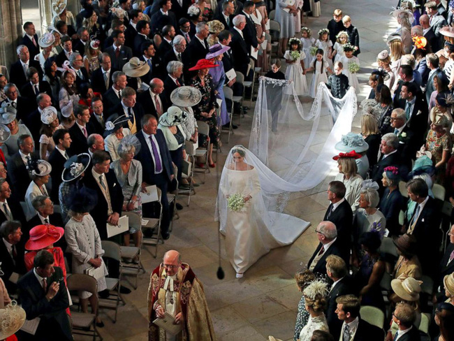 
Cô dâu Hoàng gia Anh có 10 phù rể và phù dâu.