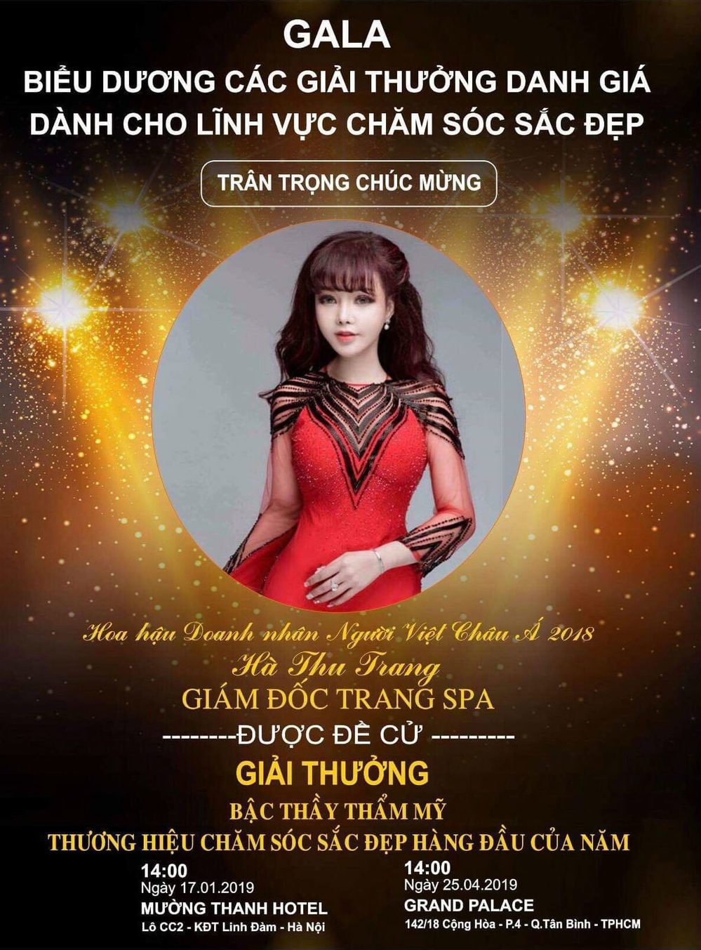 Hoa hậu Hà Thu Trang và hành trình thầm lặng nối dài yêu thương