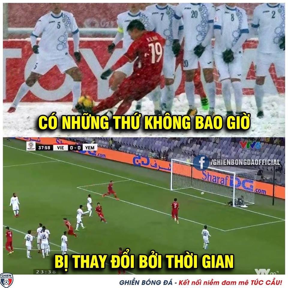 
Siêu phẩm của Quang Hải khiến người hâm mộ nhớ tới bàn thắng đẹp mắt của anh trong trận chung kết trên đất Thường Châu.