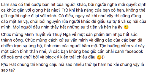 Vy Oanh mắng Hoa hậu Thu Hoài cực gắt: 