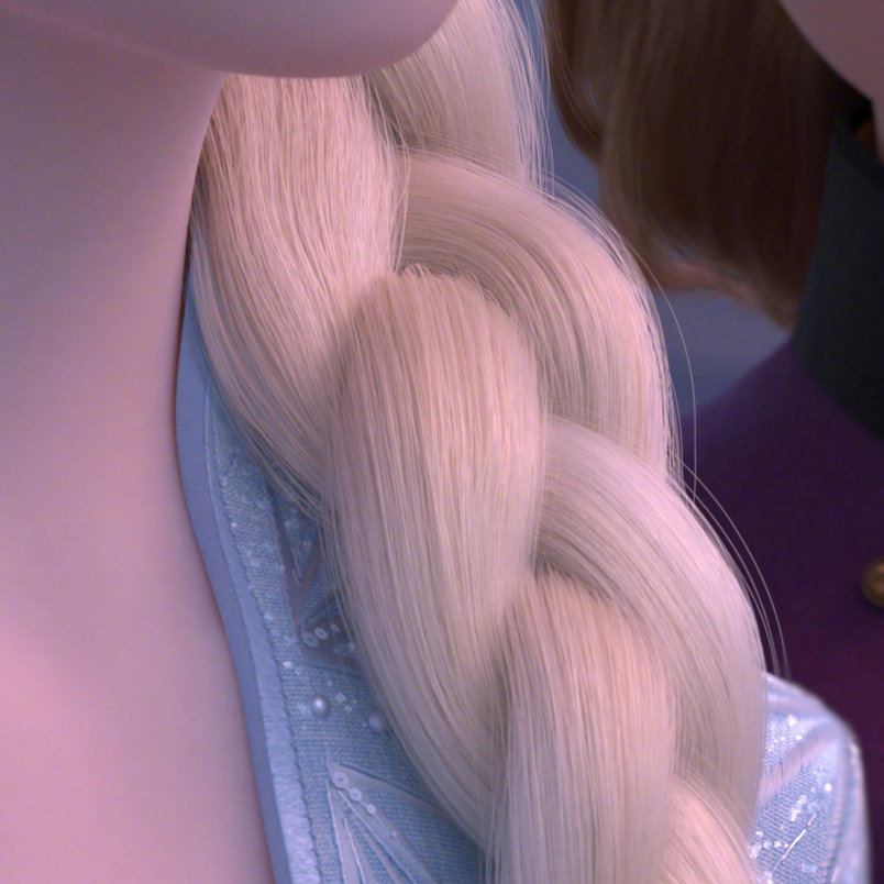 
Những sợi tóc cũng được vẽ rất tỉ mỉ và chi tiết.