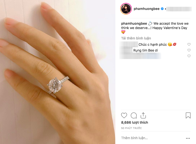 
Phạm Hương được bạn trai cầu hôn ngay dịp lễ Valetine 2019 tại nước ngoài bằng chiếc nhẫn kim cương "khủng". - Tin sao Viet - Tin tuc sao Viet - Scandal sao Viet - Tin tuc cua Sao - Tin cua Sao