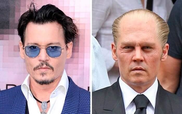 
Mấy ai nghĩ tài tử Johnny Depp lại... hói trán đến thế này đâu nhỉ?