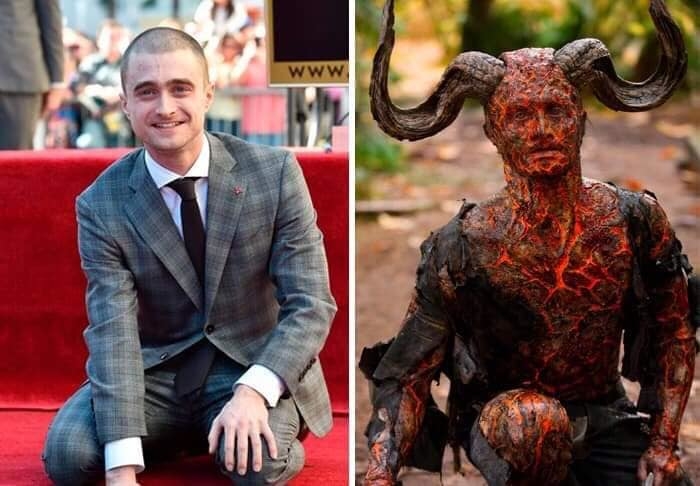 
Chấp nhận hóa thân thành bất kỳ thứ gì kể cả dị nhân để thoát khỏi hình ảnh Harry Potter, Daniel Radcliffe đã để lại ấn tượng với hình ảnh quái vật này trong bộ phim Horns (Sừng)