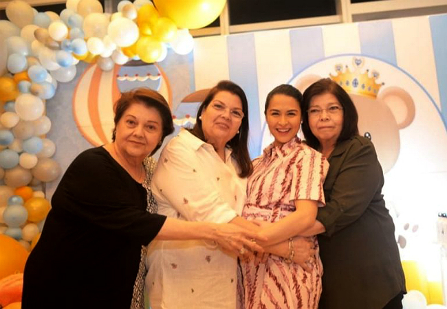 Nhà chồng mở tiệc mừng mỹ nhân đẹp nhất Philippines sắp sinh, người gây chú ý lại là bé Zia