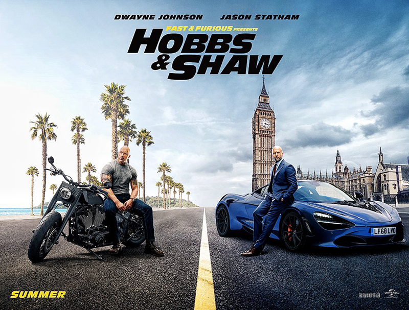 
Fast & Furious Presents: Hobbs & Shaw sẽ ra mắt vào ngày 02/08/2019.