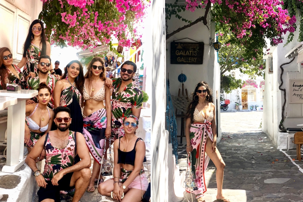 
Hội bạn quy tụ toàn những nhân vật nổi tiếng tại Ấn Độ đã đi cùng nhau trong bữa tiệc độc thân trên đảo Mykonos, Hy Lạp