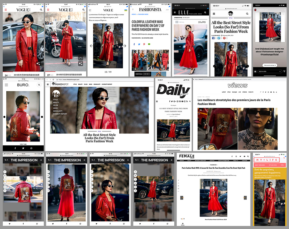 
Hình ảnh rực rỡ của Khánh Linh trong Paris Fashion Week nhuộm đỏ các trang báo danh tiếng.
