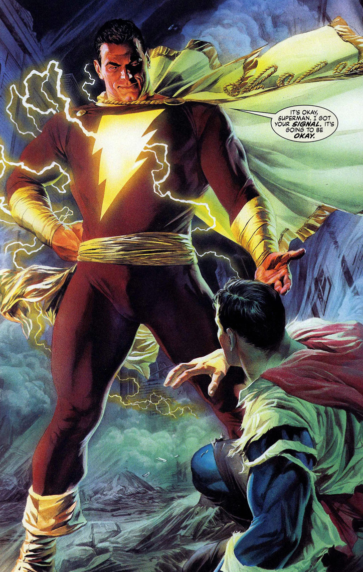 
Ở DC cũng có một Captain Marvel mạnh ngang ngửa Superman.