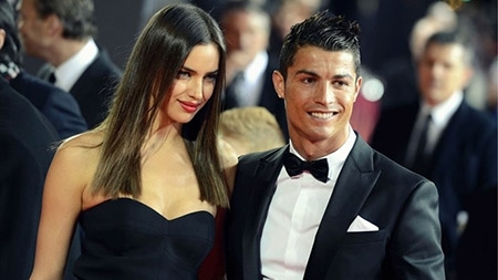  
Irina Shayk và Ronaldo thời còn mặn nồng.